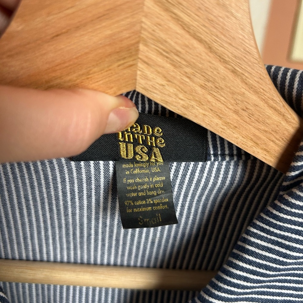 Nooworks Blue Striped Jumpsuit - Picture 7 of 8